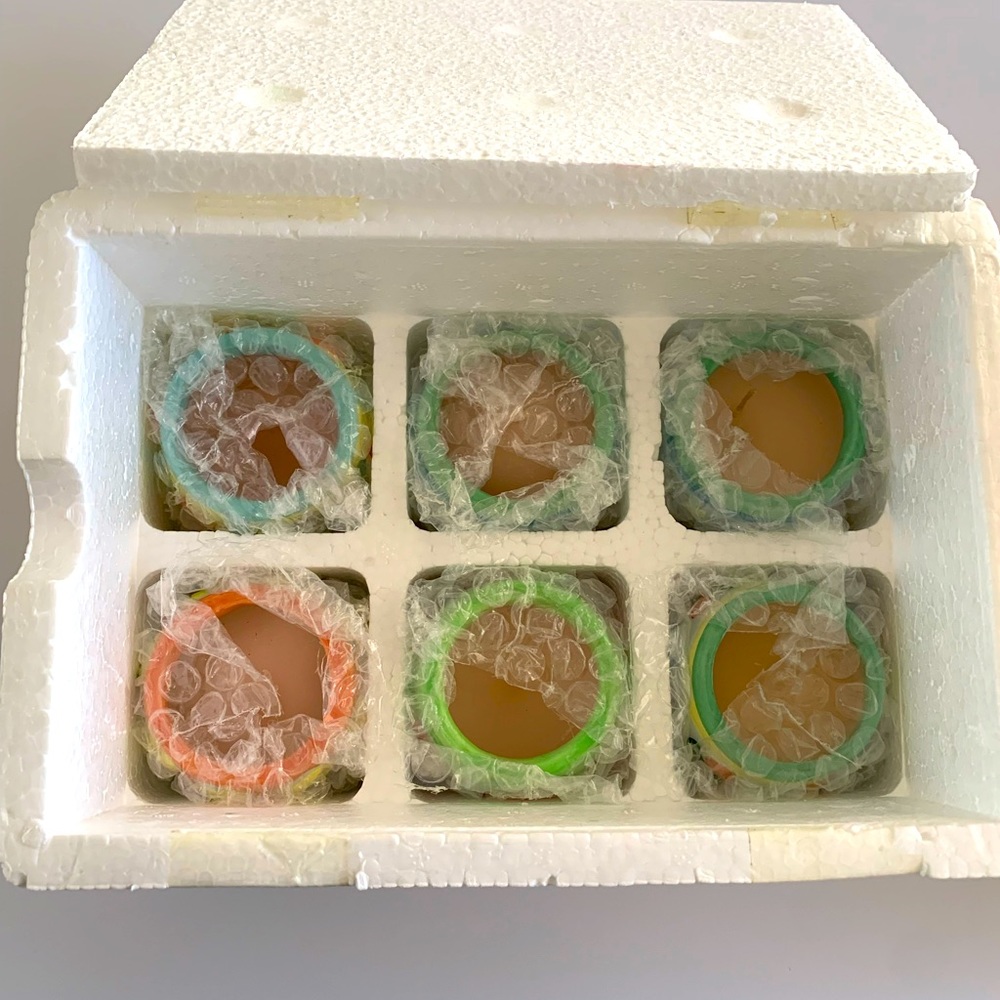 Ceramic Easter Egg Candles NWT - Picture 6 of 9